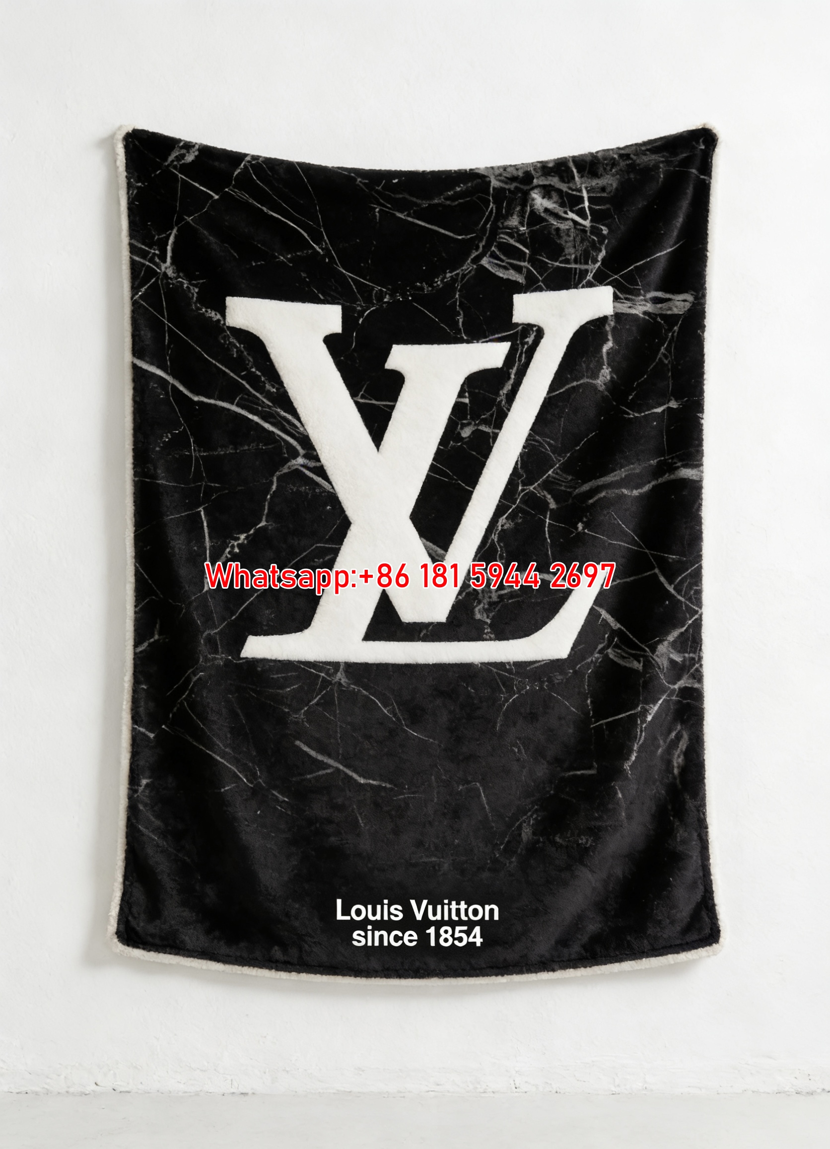 Iconic LV Since 1854 Pattern Throw Blanket 231